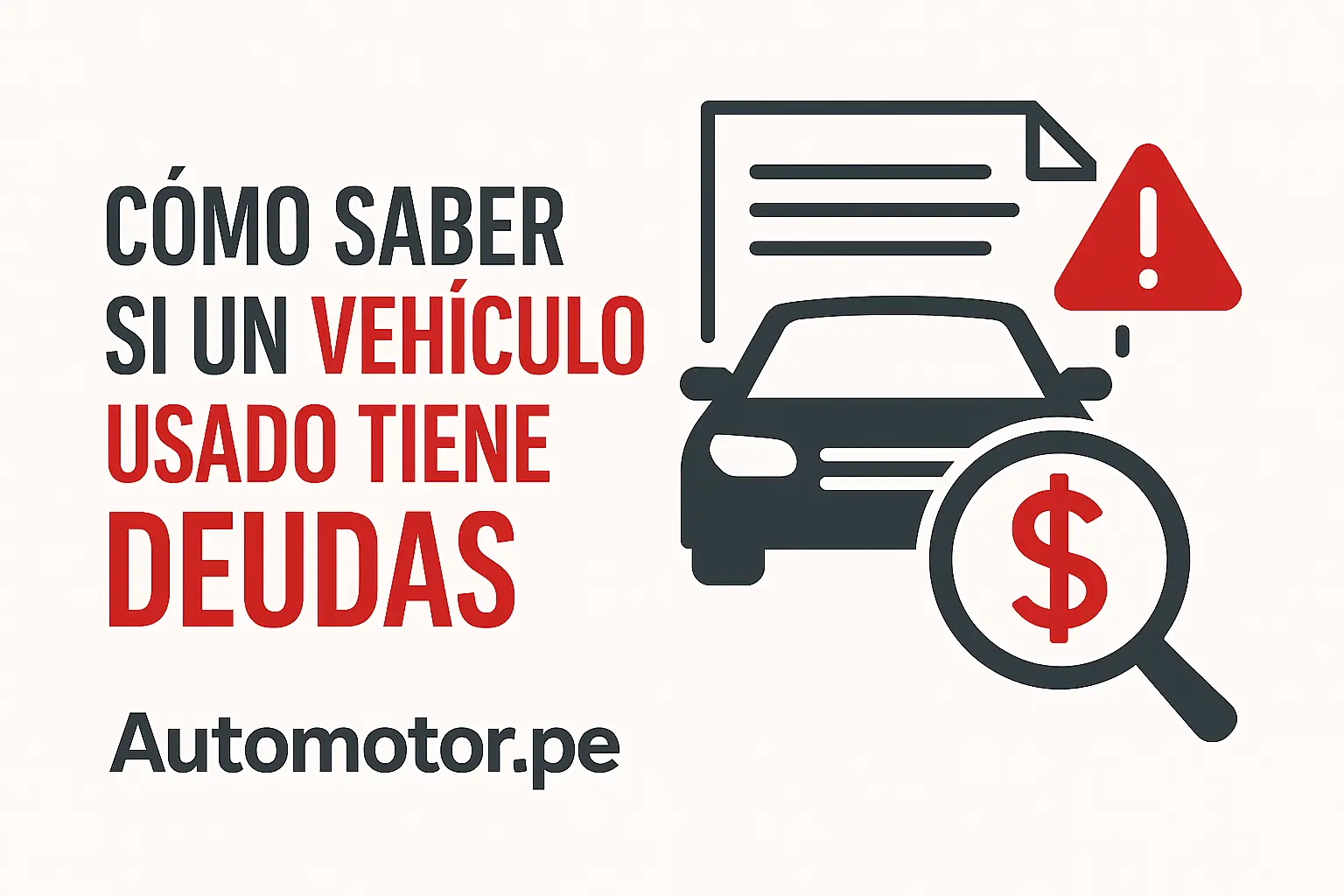 como saber si un vehiculo de segunda tiene deudas