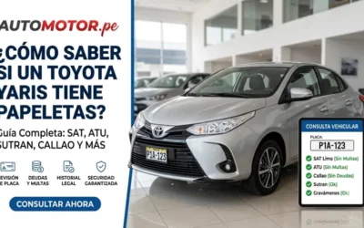 ¿Como saber si un Toyota Yaris tiene papeletas?