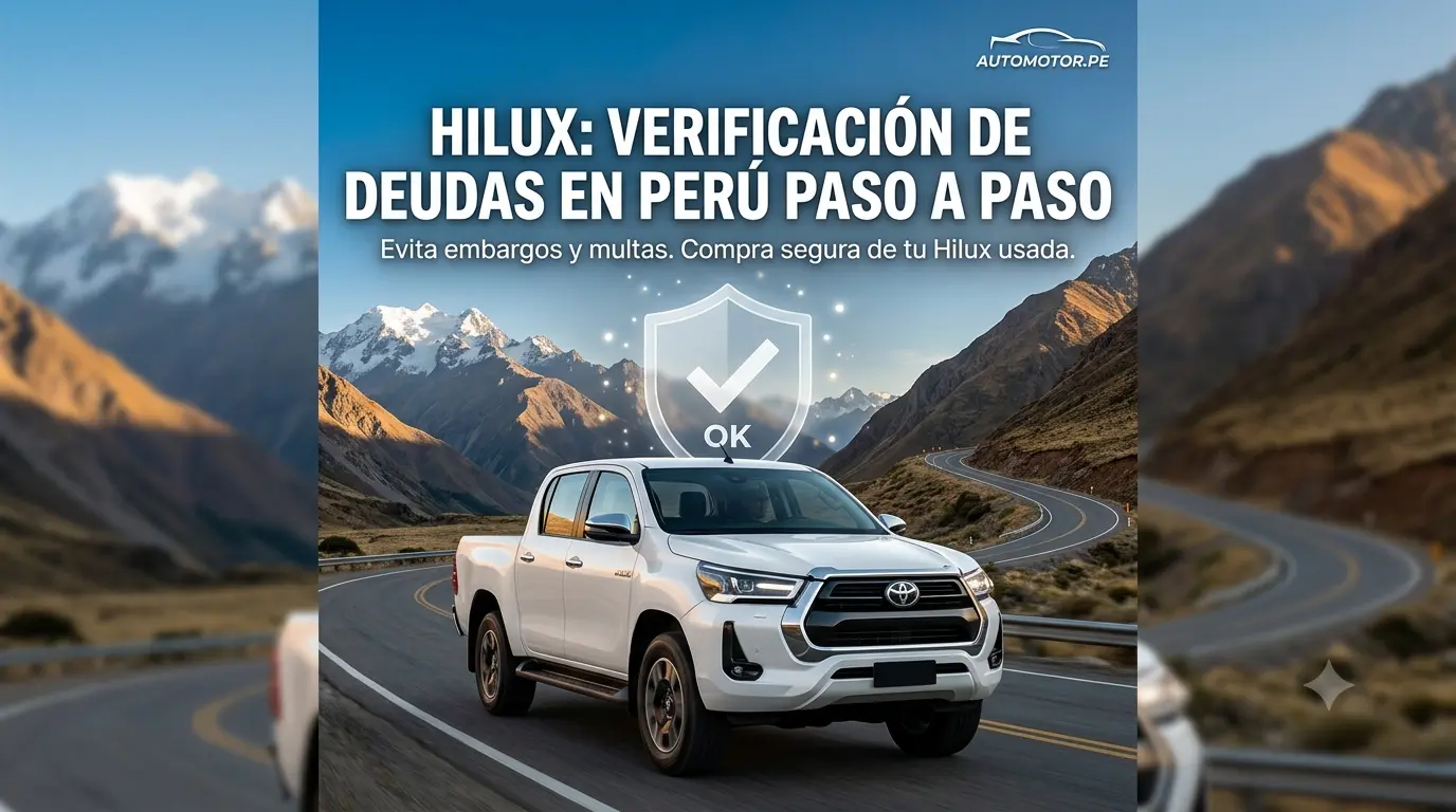 Como saber si una toyota hilux tiene deudas con bancos