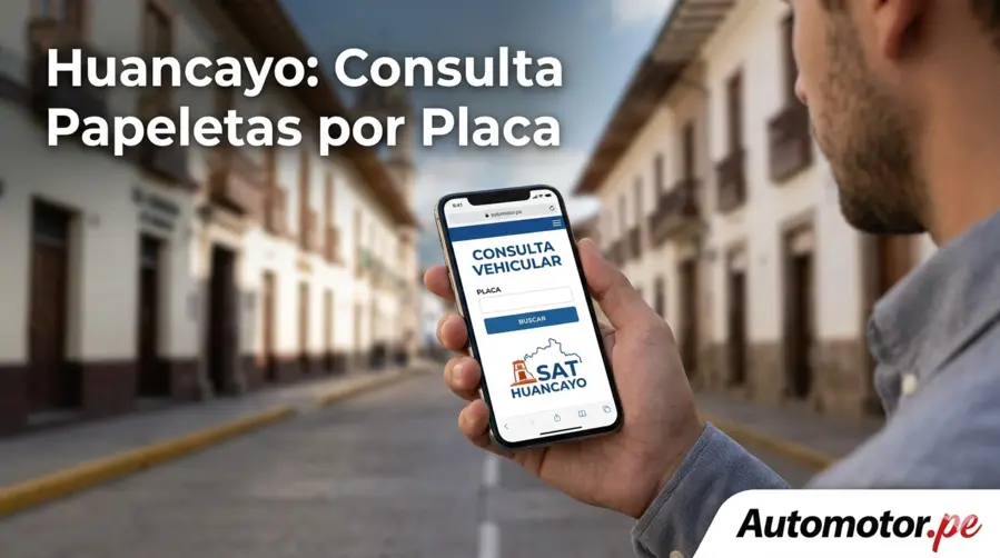 Huancayo: Consulta Papeletas por Placa