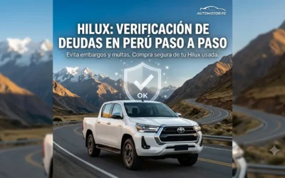 ¿Cómo saber si una Toyota Hilux tiene deudas en Perú?