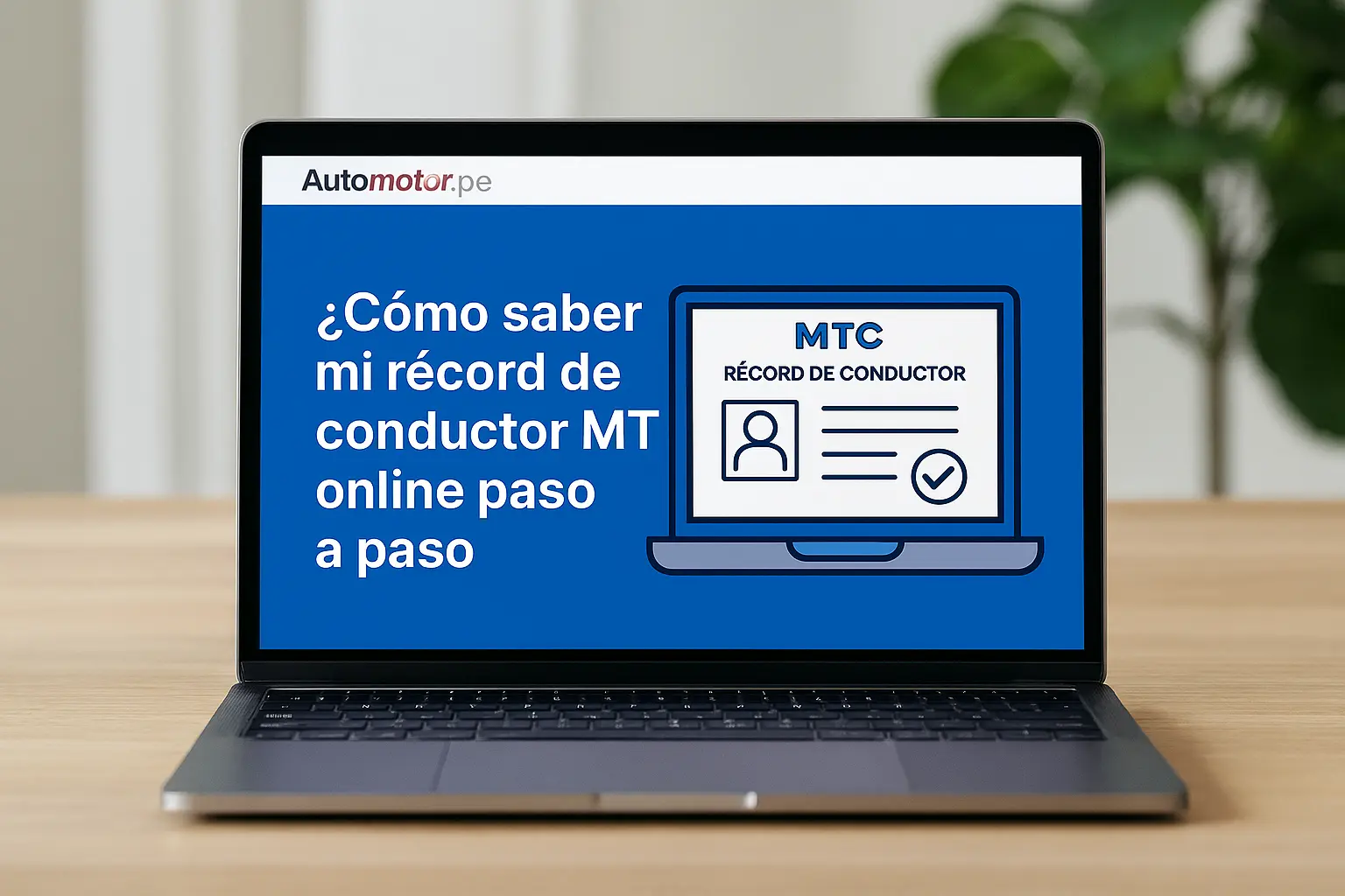 Conocer el record de conductor en Peru.