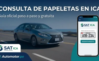 ¿Cómo saber si un vehículo tiene papeletas en Ica?