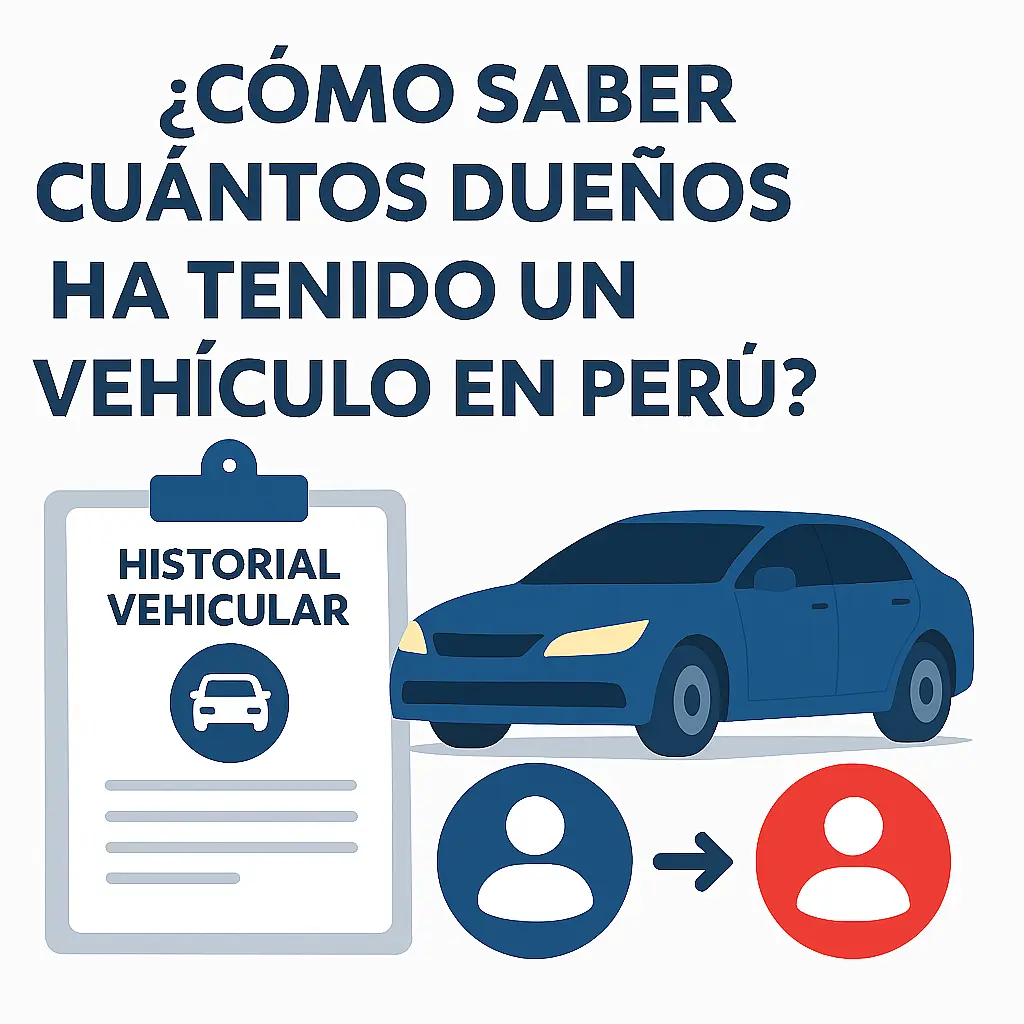 Conoce cuantos dueños ha tenido un vehiculo