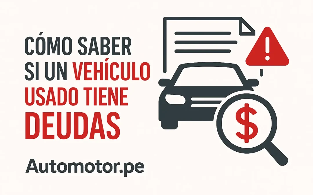 Cómo saber si un vehículo de segunda tiene deudas
