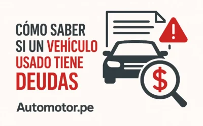 Cómo saber si un vehículo de segunda tiene deudas