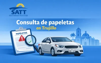 Cómo saber si un vehículo tiene papeletas en Trujillo