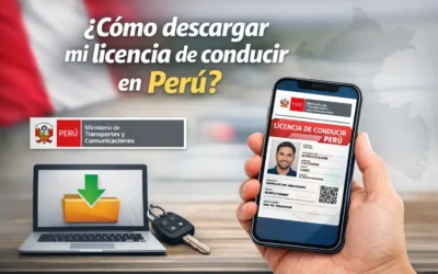 ¿Cómo descargar mi licencia de conducir en Perú?