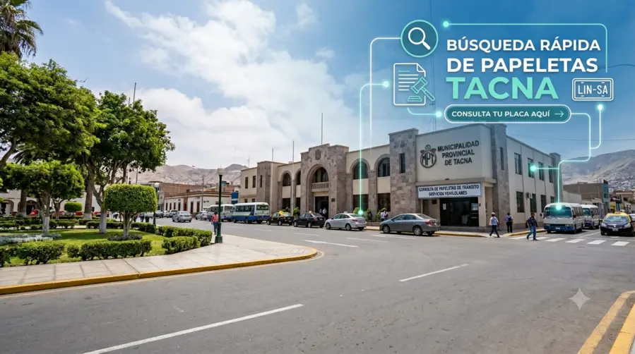 Como saber si un vehiculo tiene papeletas en Tacna